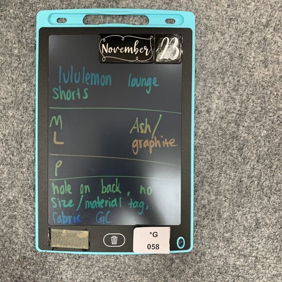 Lululemon Shorts Men L Large Ash Graphite Elastic Waist Athleisure Comfort *READ - Picture 10 of 11